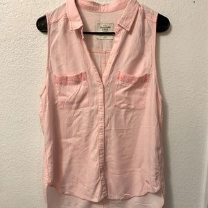 Abercrombie & Fitch collared tank top